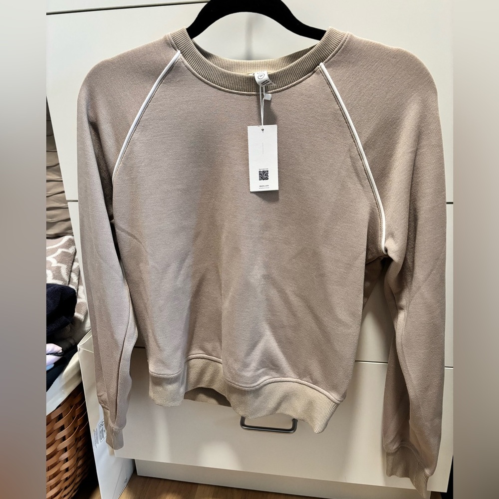 SPANX sweat set- light brown NWT